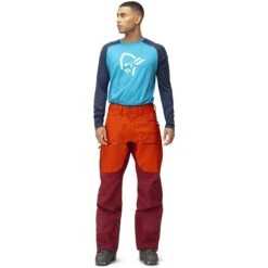 Norrona Pantalon Homme - Lofoten Gore-Tex Pro - Arednalin/Rhubarb -Norrona norrona lofoten gore tex pro pants men arednalin rhubarb 3 1255859