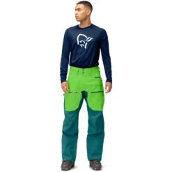 Norrona Pantalon Homme - Lofoten Gore-Tex Pro - Classic Green/Everglade -Norrona norrona lofoten gore tex pro pants men classic green everglade 4 1517899