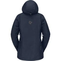 Norrona Veste Femme - Lofoten Gore-Tex Thermo100 - Indigo Night -Norrona norrona lofoten gore tex thermo100 jacket women indigo night 2 1026079