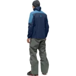 Norrona Veste Homme - Lofoten Hiloflex200 Hood - Hawaiian Surf/Indigo Night -Norrona norrona lofoten hiloflex200 hood jacket men hawaiian surf indigo night 4 1255927