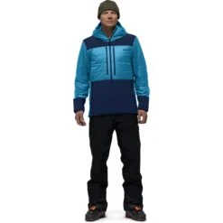 Norrona Veste Homme - Lofoten Primaloft80 Anorak - Hawaiian Surf/Indigo Night -Norrona norrona lofoten primaloft80 anorak jacket men hawaiian surf indigo night 1 1255987