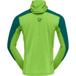 Norrona Pullover Homme - Lofoten Thermal Pro Hood - Classic Green/Everglade -Norrona norrona lofoten thermal pro hood pullover men classic green everglade 3 1518113