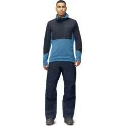 Norrona Pullover Homme - Lofoten Thermal Pro Hood - Hawaiian Surf/Indigo Night -Norrona norrona lofoten thermal pro hood pullover men hawaiian surf indigo night 2 1256011