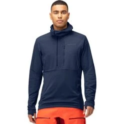 Norrona Pullover Homme - Lofoten Thermal Pro Hood - Indigo Night