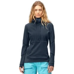Norrona Lofoten Thermal Pro Hood Pullover Femme - Indigo Night