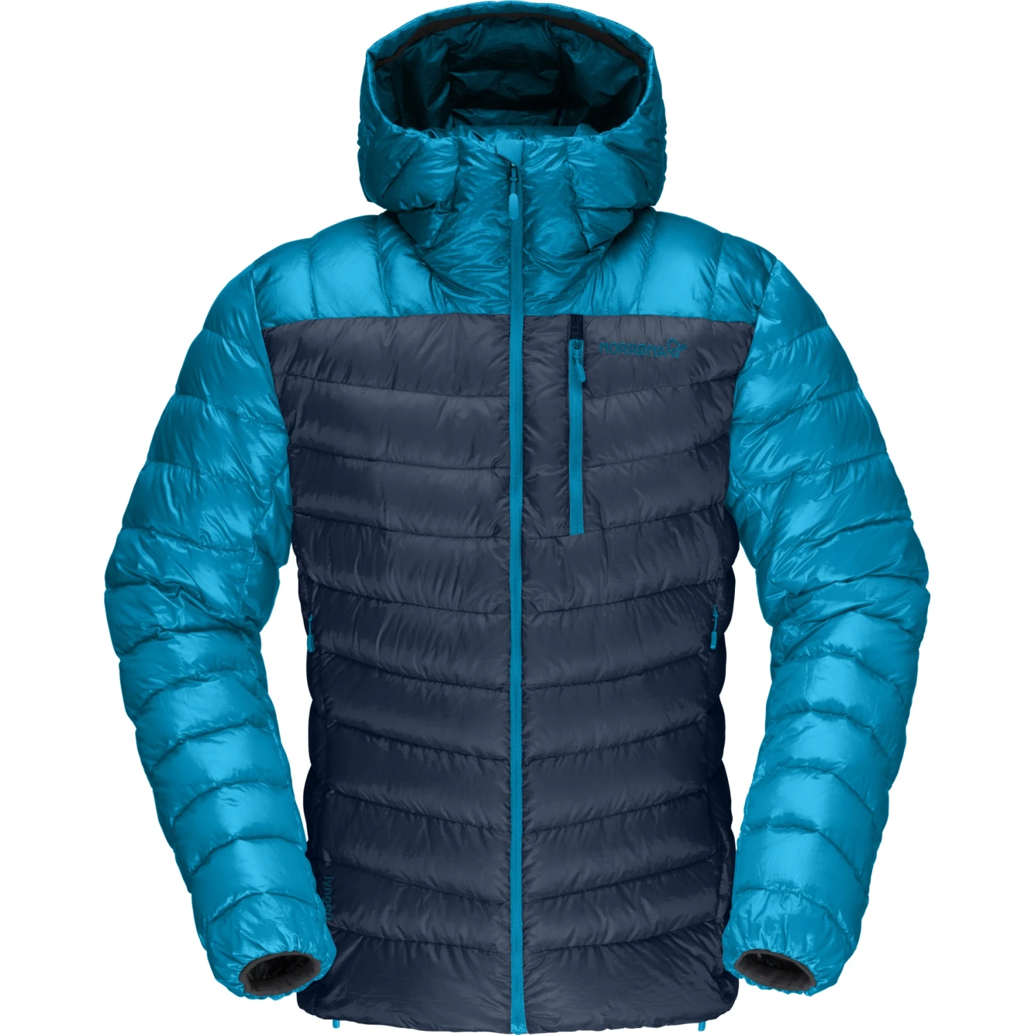 Norrona Doudoune Homme - Lyngen Down850 Hood - Hawaiian Surf/Indigo Night 2 Norrona Doudoune Homme - Lyngen Down850 Hood - Hawaiian Surf/Indigo Night – Image 2