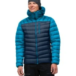 Norrona Doudoune Homme - Lyngen Down850 Hood - Hawaiian Surf/Indigo Night