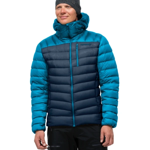 Norrona Doudoune Homme - Lyngen Down850 Hood - Hawaiian Surf/Indigo Night 1 Norrona Doudoune Homme - Lyngen Down850 Hood - Hawaiian Surf/Indigo Night