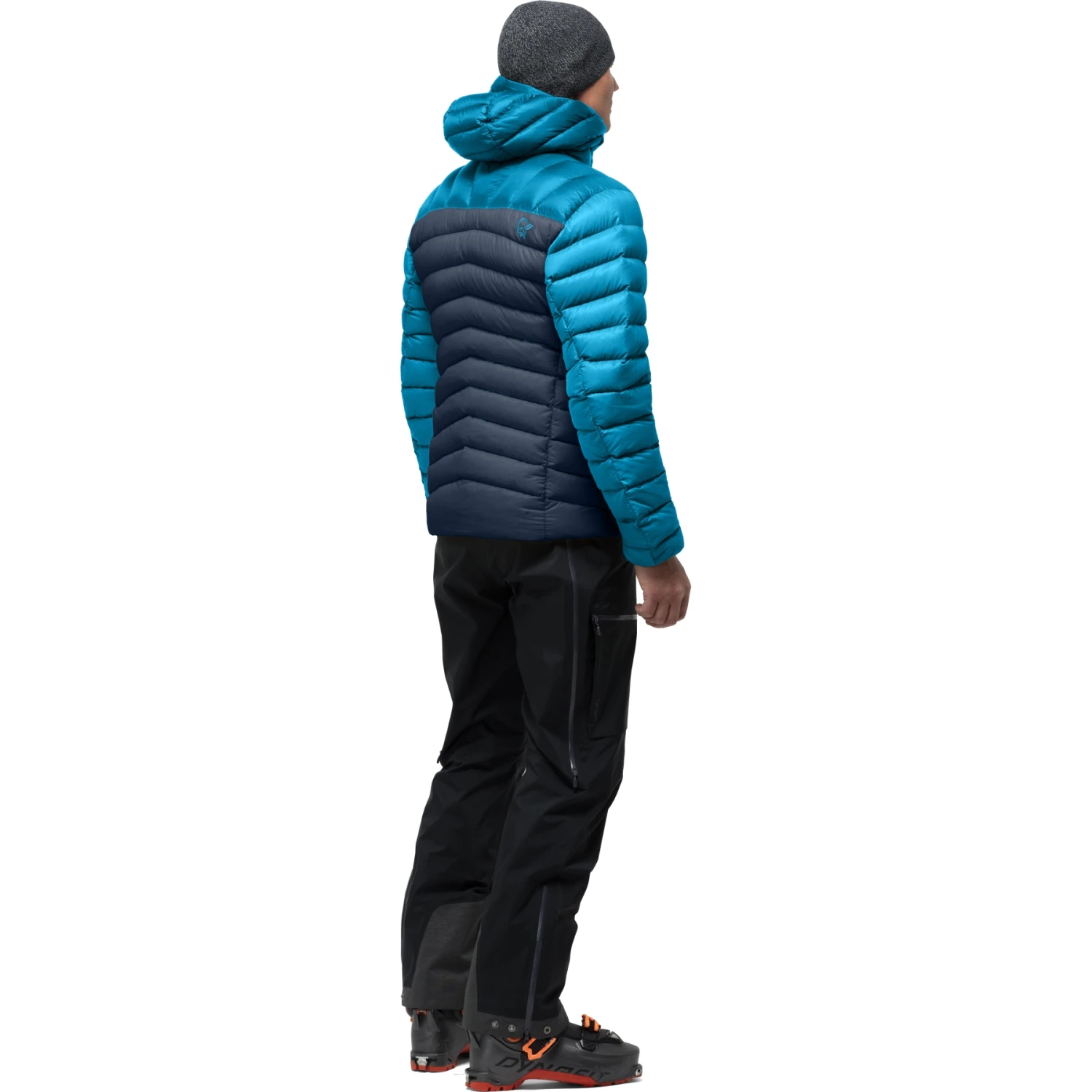 Norrona Doudoune Homme - Lyngen Down850 Hood - Hawaiian Surf/Indigo Night 5 Norrona Doudoune Homme - Lyngen Down850 Hood - Hawaiian Surf/Indigo Night – Image 5
