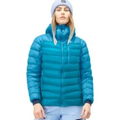 Norrona Doudoune Femme - Lyngen Down850 Hood - Aquarius/Hawaiian Surf
