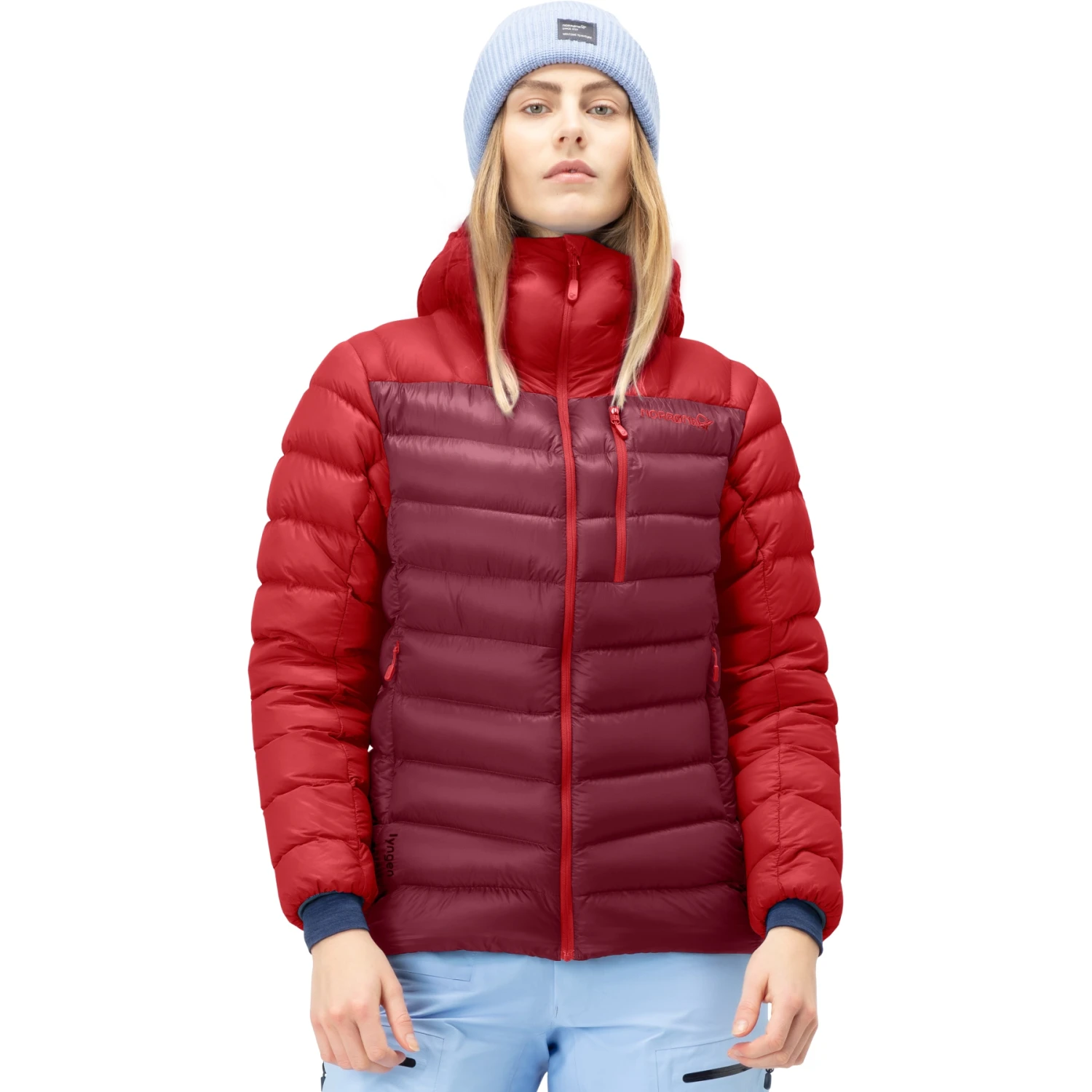 Norrona Doudoune Femme - Lyngen Down850 Hood - True Red/Rhubarb 1 Norrona Doudoune Femme - Lyngen Down850 Hood - True Red/Rhubarb