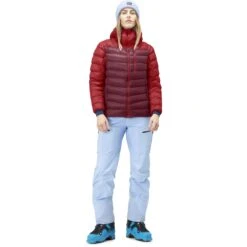 Norrona Doudoune Femme - Lyngen Down850 Hood - True Red/Rhubarb 8 Norrona Doudoune Femme - Lyngen Down850 Hood - True Red/Rhubarb -Norrona norrona lyngen down850 hood jacket women true red rhubarb 3 1256354
