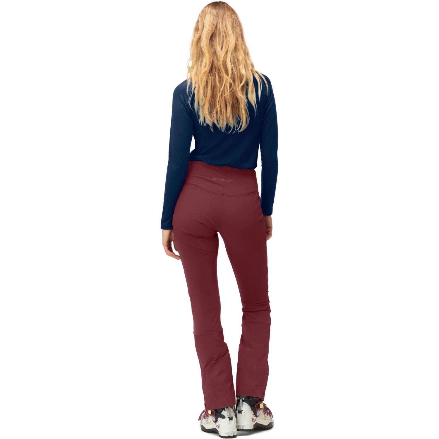 Norrona Pantalon De Ski Femme - Lyngen Equaliser Stretch Tights - Tawny Port 5 Norrona Pantalon De Ski Femme - Lyngen Equaliser Stretch Tights - Tawny Port – Image 5