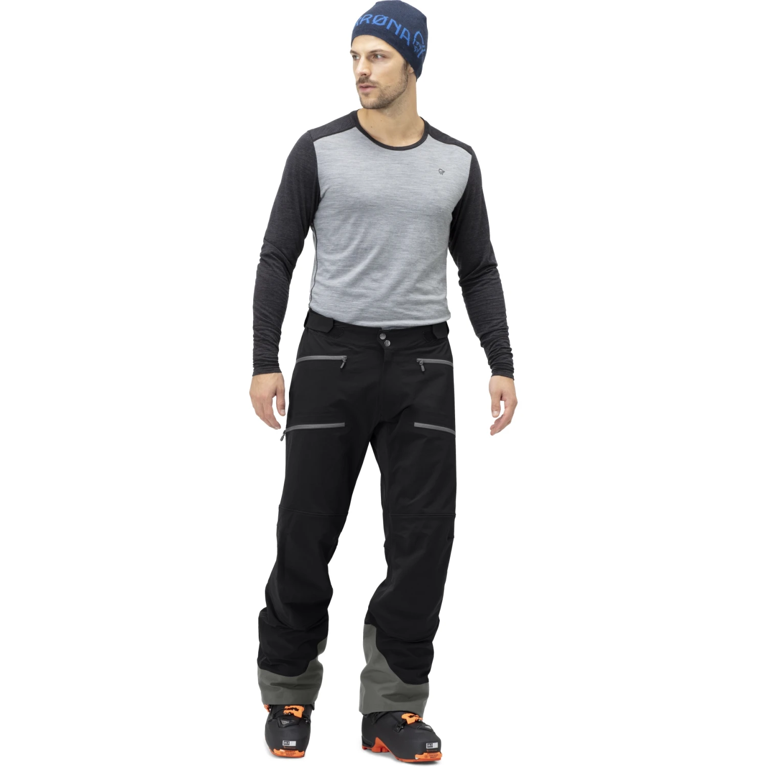Norrona Pantalon Homme - Lyngen Flex1 - Caviar/Castor Grey 4 Norrona Pantalon Homme - Lyngen Flex1 - Caviar/Castor Grey – Image 4