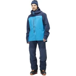 Norrona Veste Homme - Lyngen Gore-Tex - Indigo Night/Hawaiian Surf -Norrona norrona lyngen gore tex jacket men indigo night hawaiian surf 3 1026679
