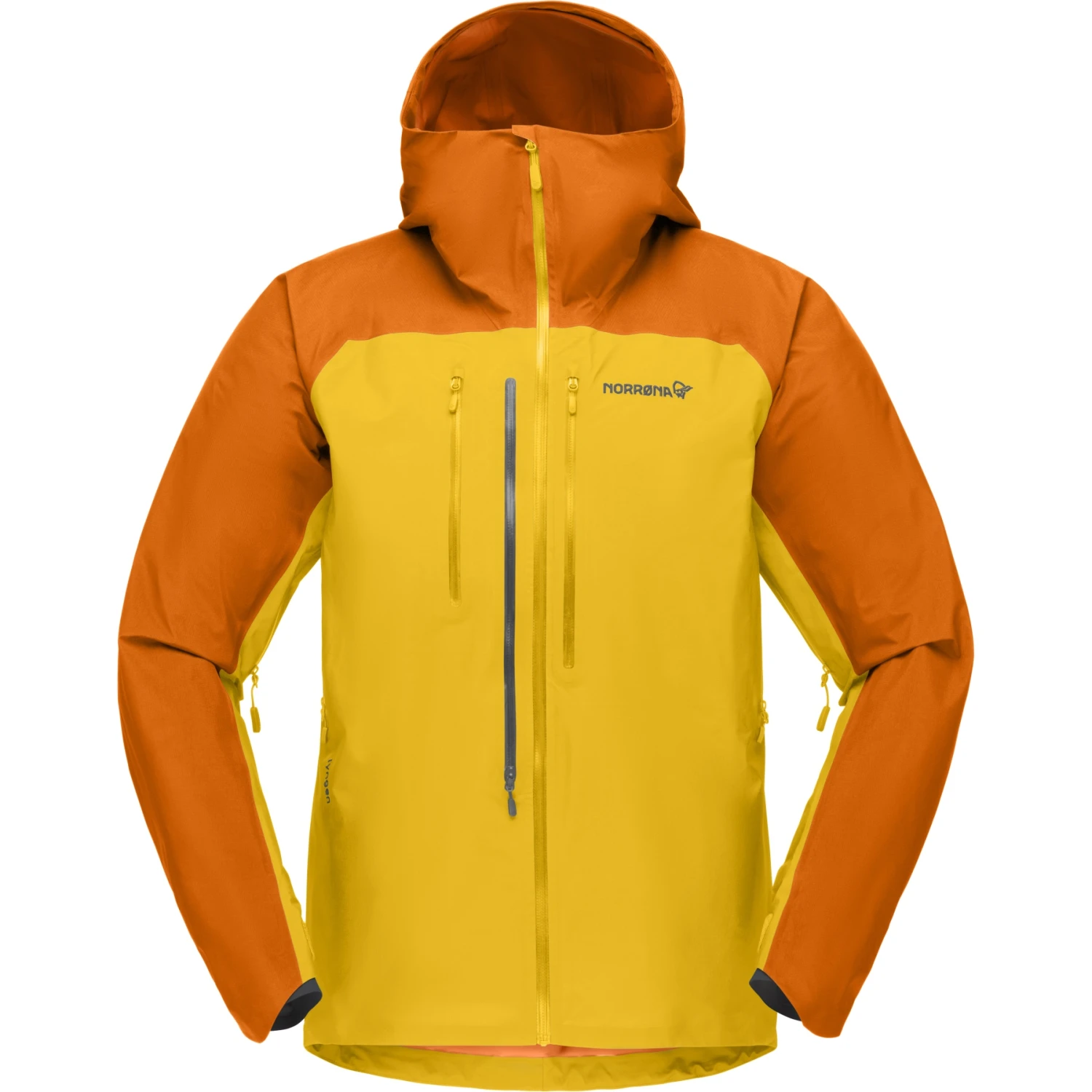 Norrona Veste Homme - Lyngen Gore-Tex - Orange Popsicle/Lemon Chrome 2 Norrona Veste Homme - Lyngen Gore-Tex - Orange Popsicle/Lemon Chrome – Image 2
