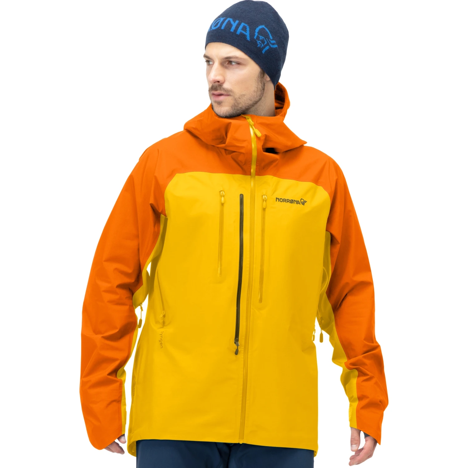 Norrona Veste Homme - Lyngen Gore-Tex - Orange Popsicle/Lemon Chrome 1 Norrona Veste Homme - Lyngen Gore-Tex - Orange Popsicle/Lemon Chrome