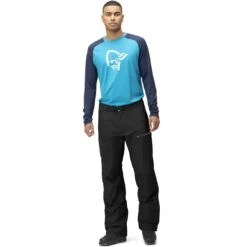 Norrona Surpantalon Homme - Lyngen Gore-Tex Paclite - Caviar/Castor Grey -Norrona norrona lyngen gore tex paclite overpants men caviar castor grey 3 1256449