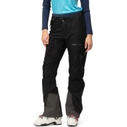 Norrona Surpantalon Femme - Lyngen Gore-Tex Paclite - Caviar/Castor Grey