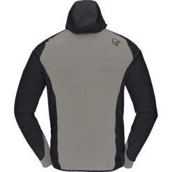 Norrona Veste Homme - Lyngen Hiloflex100 - Caviar/Castor Grey -Norrona norrona lyngen hiloflex100 jacket men caviar castor grey 2 1257397