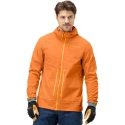 Norrona Veste Homme - Lyngen Hiloflex100 - Orange Popsicle/Castor Grey