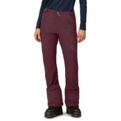Norrona Pantalon Femme - Lyngen Hiloflex200 Slim - Tawny Port