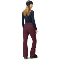 Norrona Pantalon Femme - Lyngen Hiloflex200 Slim - Tawny Port -Norrona norrona lyngen hiloflex200 slim pants women tawny port 5 1518461