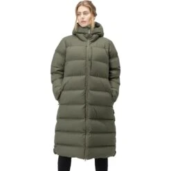 Norrona Manteau En Duvet Femme - Oslo Down750 - Olive Night