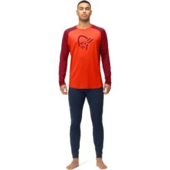 Norrona Maillot De Corps Manches Longues Homme - PureUll - Arednalin/Rhubarb 8 Norrona Maillot De Corps Manches Longues Homme - PureUll - Arednalin/Rhubarb -Norrona norrona pureull long sleeve baselayer men arednalin rhubarb 4 1518568