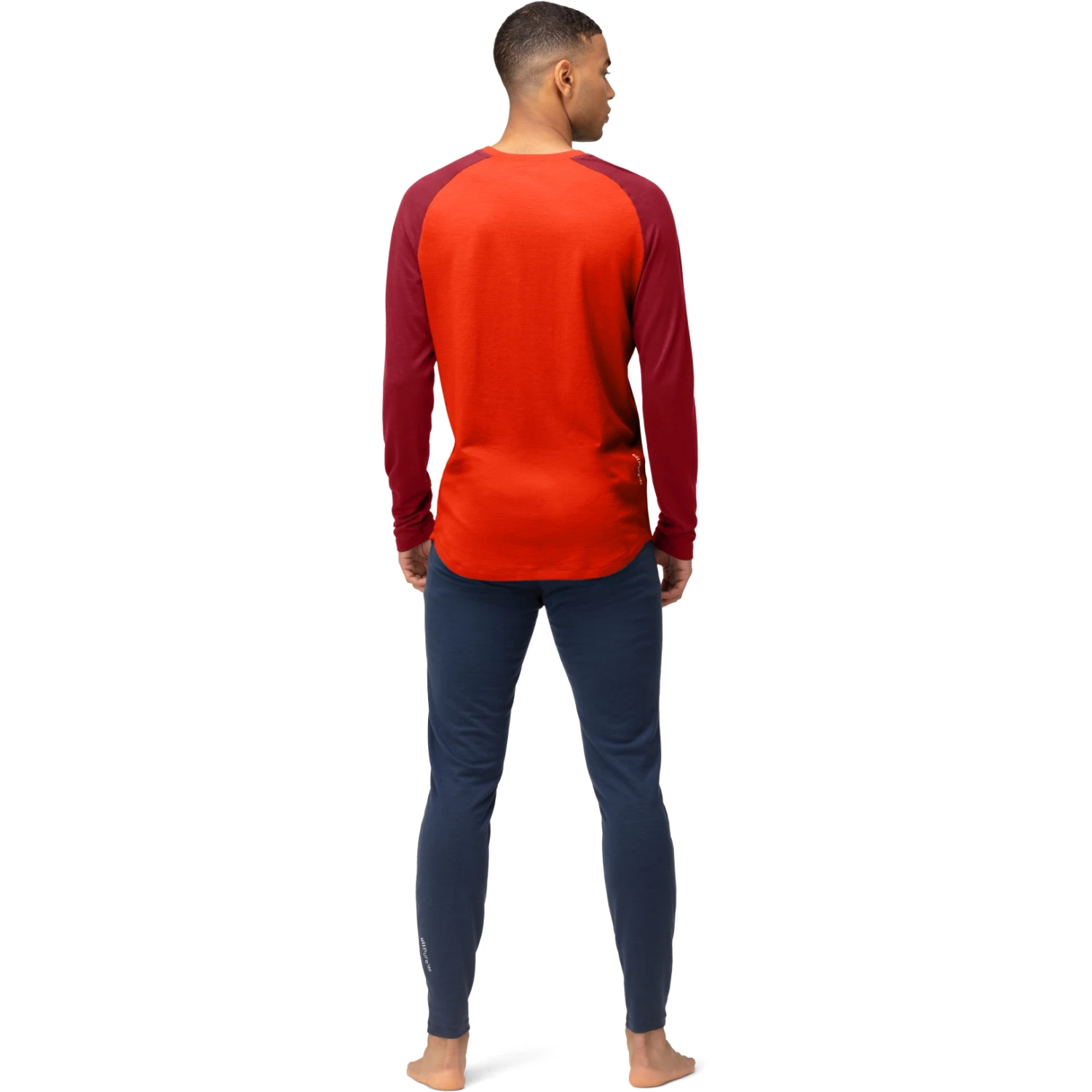 Norrona Maillot De Corps Manches Longues Homme - PureUll - Arednalin/Rhubarb 5 Norrona Maillot De Corps Manches Longues Homme - PureUll - Arednalin/Rhubarb – Image 5