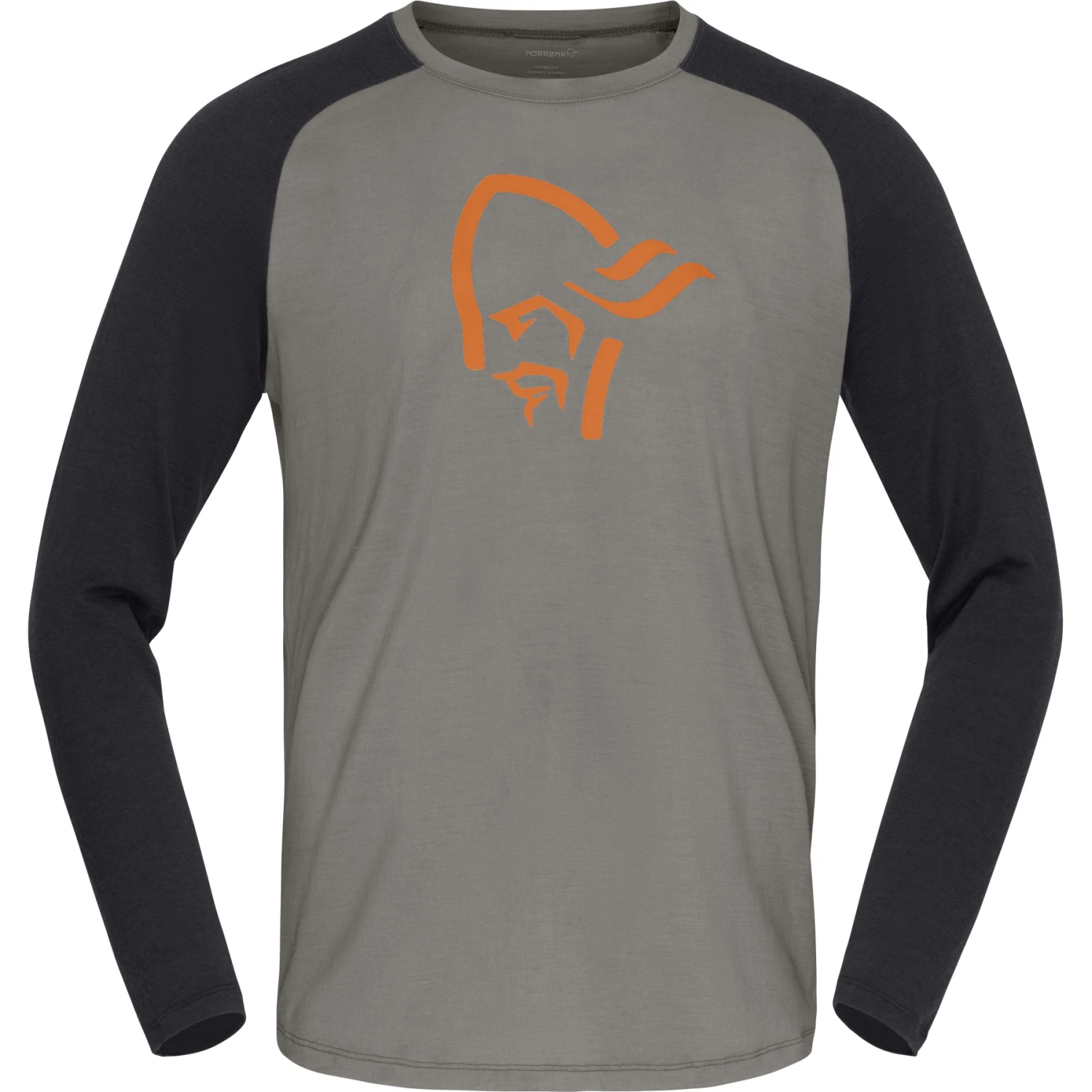 Norrona Maillot De Corps Manches Longues Homme - PureUll - Castor Grey/Caviar Melange 2 Norrona Maillot De Corps Manches Longues Homme - PureUll - Castor Grey/Caviar Melange â Image 2