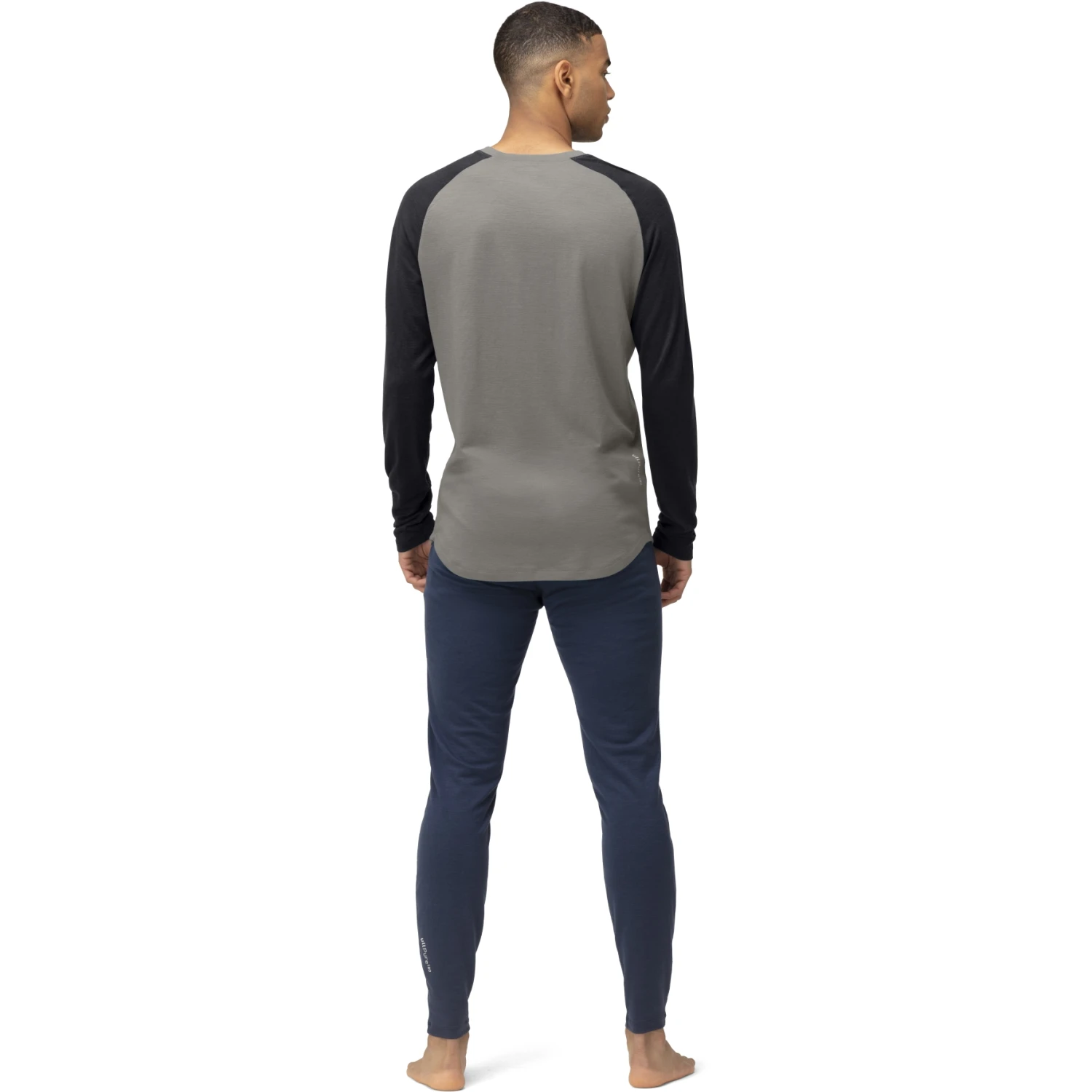 Norrona Maillot De Corps Manches Longues Homme - PureUll - Castor Grey/Caviar Melange 5 Norrona Maillot De Corps Manches Longues Homme - PureUll - Castor Grey/Caviar Melange â Image 5