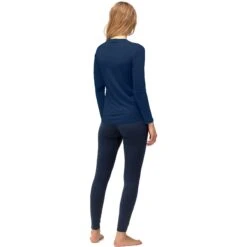 Norrona Maillot De Corps Manches Longues Femme - PureUll - Indigo Night -Norrona norrona pureull long sleeve baselayer women indigo night 3 1463440