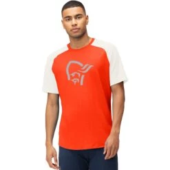 Norrona Maillot De Corps Homme - PureUll - Arednalin/Snowdrop