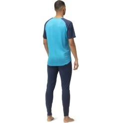 Norrona Maillot De Corps Homme - PureUll - Hawaiian Surf/Indigo Night -Norrona norrona pureull t shirt men hawaiian surf indigo night 4 1257777