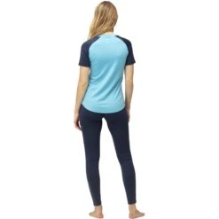 Norrona Maillot De Corps Femme - PureUll - Aquarius/Indigo Night -Norrona norrona pureull t shirt women aquarius indigo night 4 1257813