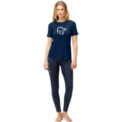 Norrona Maillot De Corps Femme - PureUll - Indigo Night -Norrona norrona pureull t shirt women indigo night 2 1463433
