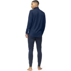 Norrona Maillot De Corps Manches Longues Homme - PureUll Zip Neck - Indigo Night -Norrona norrona pureull zip neck baselayer men indigo night 4 1257935