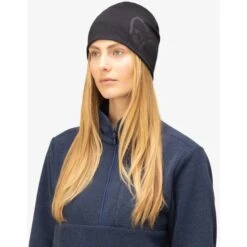 Norrona Bonnet Tricoté - PureUll180 - Caviar -Norrona norrona pureull180 beanie caviar 4 1257989