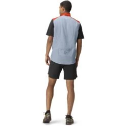 Norrona Gilet Homme - Senja Aero90 - Arednalin/Blue Fog -Norrona norrona senja aero90 herren weste arednalin blue fog model 2 1399811