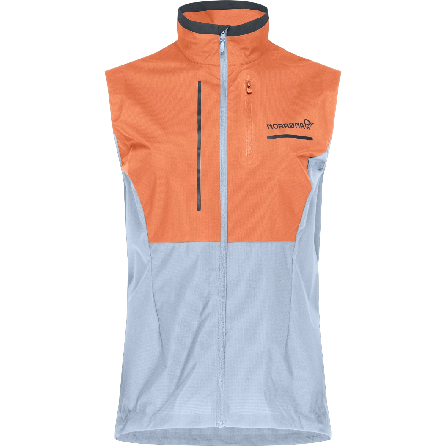 Norrona Gilet Femme - Senja Aero90 - Flamingo/Blue Fog 2 Norrona Gilet Femme - Senja Aero90 - Flamingo/Blue Fog – Image 2
