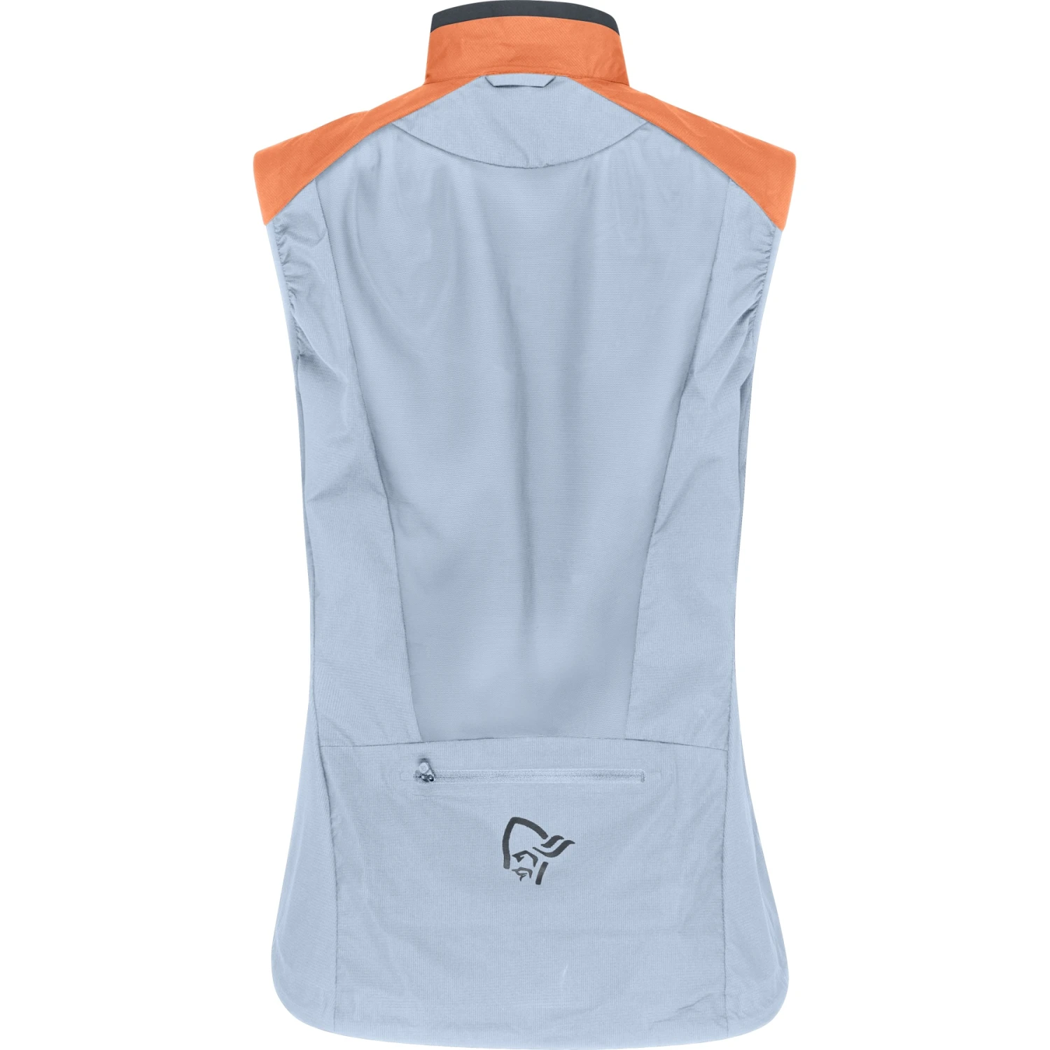 Norrona Gilet Femme - Senja Aero90 - Flamingo/Blue Fog 3 Norrona Gilet Femme - Senja Aero90 - Flamingo/Blue Fog – Image 3
