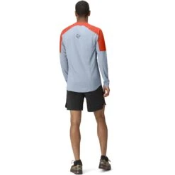 Norrona T-Shirt Manches Longues Homme - Senja Equaliser Lightweight - Arednalin -Norrona norrona senja equaliser lightweight long sleeve men arednalin model 2 1399846