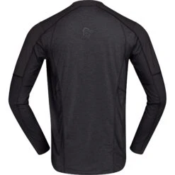 Norrona T-Shirt Manches Longues Homme - Senja Equaliser Lightweight - Caviar -Norrona norrona senja equaliser lightweight long sleeve men caviar 2 1343124