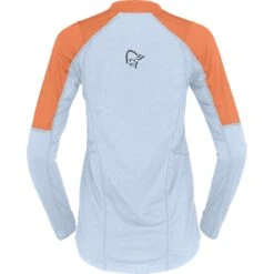 Norrona T-Shirt Manches Longues Femme - Senja Equaliser Lightweight - Flamingo -Norrona norrona senja equaliser lightweight long sleeve women flamingo 2 1343304