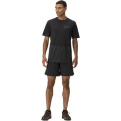 Norrona T-Shirt Homme - Senja Equaliser Lightweight - Caviar -Norrona norrona senja equaliser lightweight t shirt men caviar model 1 1399866