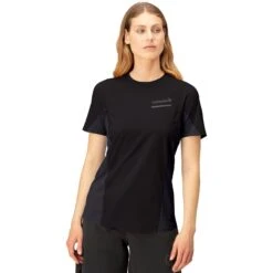 Norrona T-Shirt Femme - Senja Equaliser Lightweight - Caviar