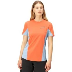 Norrona T-Shirt Femme - Senja Equaliser Lightweight - Flamingo