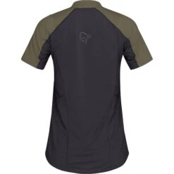Norrona T-Shirt Femme - Senja Equaliser Lightweight - Olive Night -Norrona norrona senja equaliser lightweight t shirt women olive night 2 1343345
