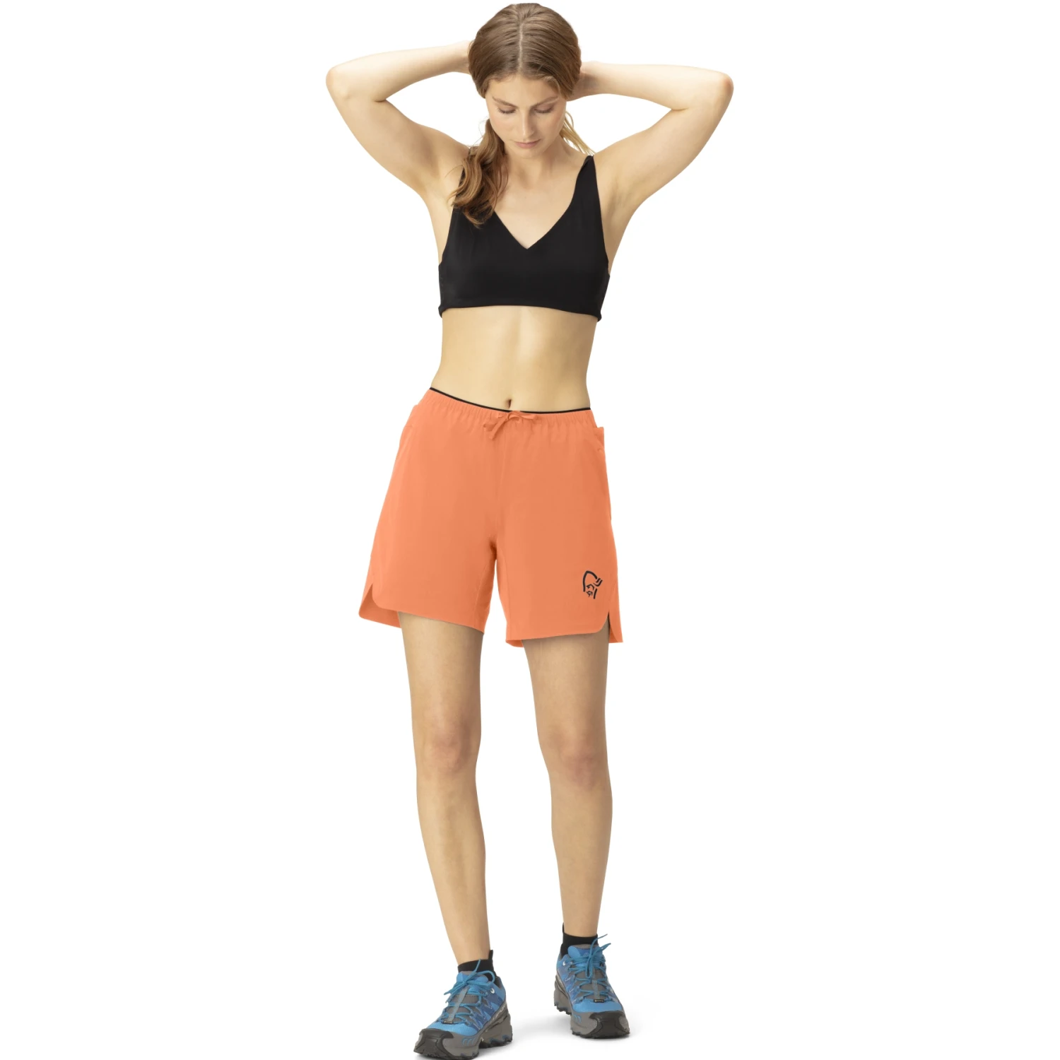 Norrona Short Femme - Senja Flex1 8 Inch - Flamingo 4 Norrona Short Femme - Senja Flex1 8 Inch - Flamingo â Image 4